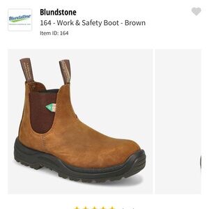 Blundstones - steel toed safety boots. size 6.5 Australian (9.5 womens Canada)